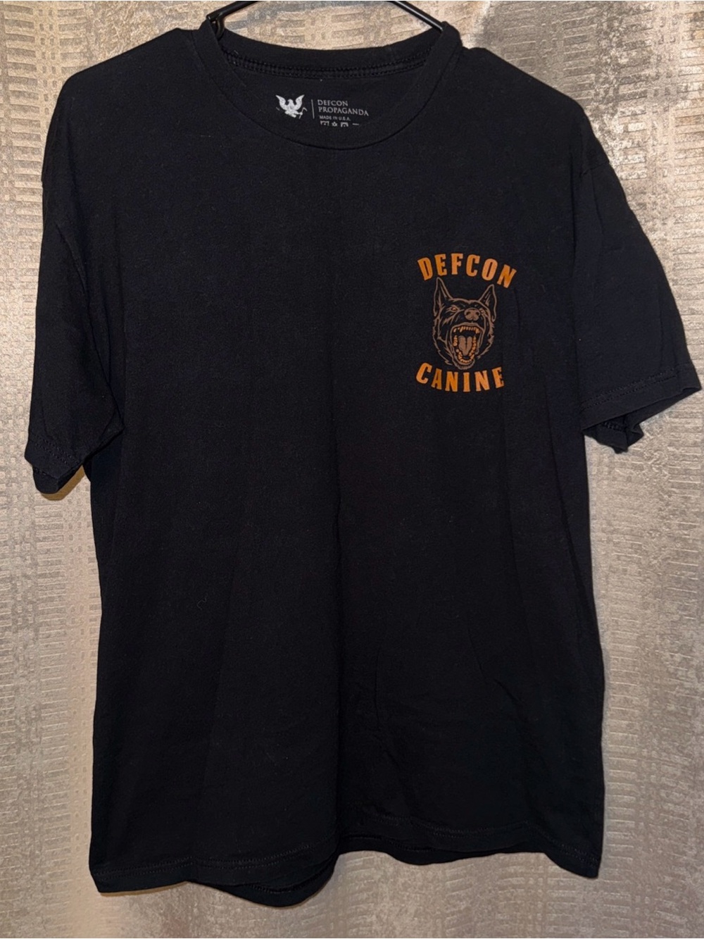 DEFCON Canine Black Short Sleeve Graphic Tee